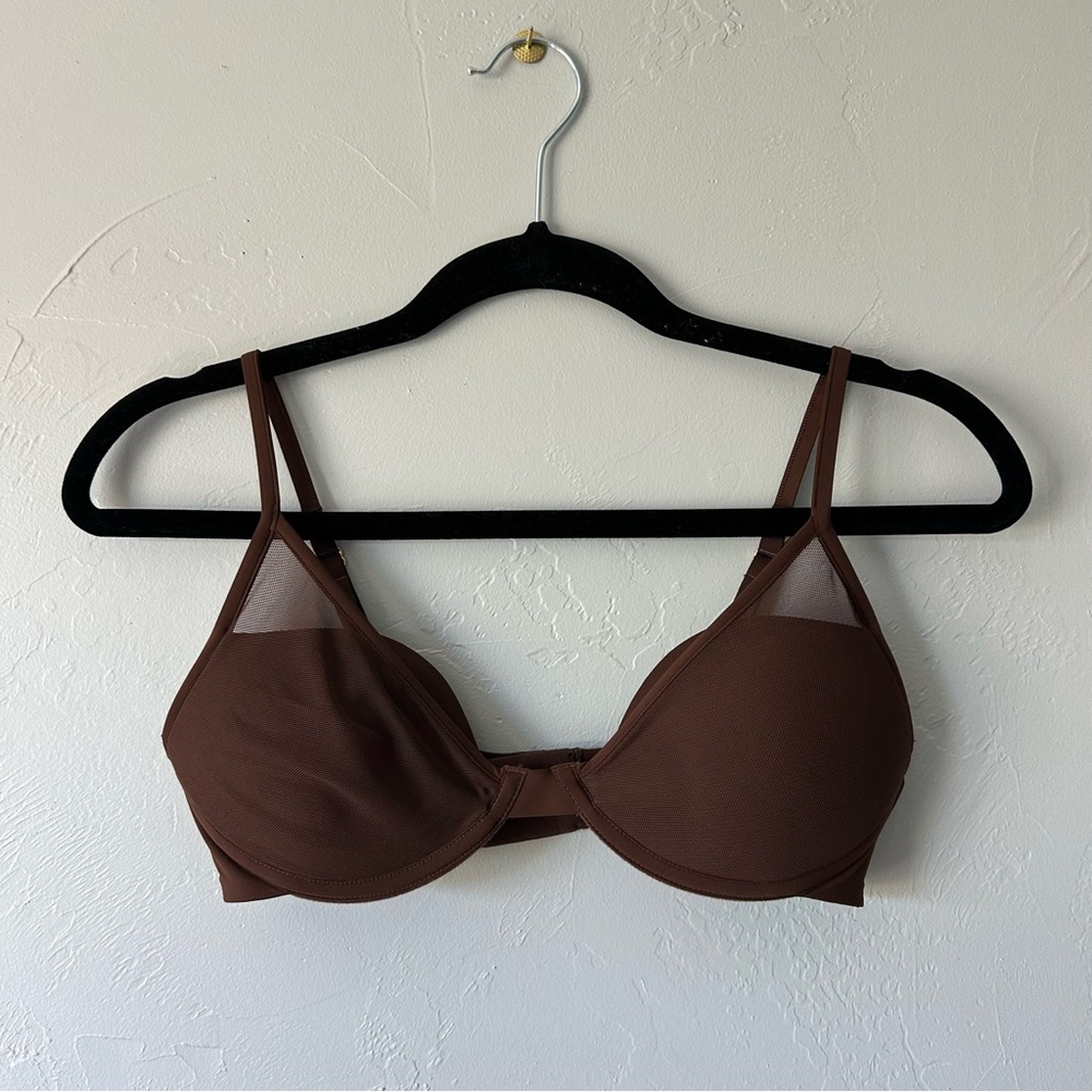 Pepper Classic All You Mesh Contour Bra Brown Size 34B